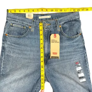 Levi's High Waisted Straight Mom Jeans Style 26986-0010 Eco Blue Size 30 Rigid thumbnail 13