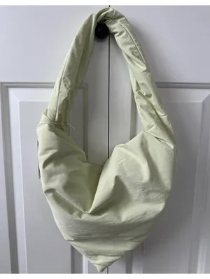 COS Kite Shoulder Bag - Nylon NWT Light Green thumbnail 4