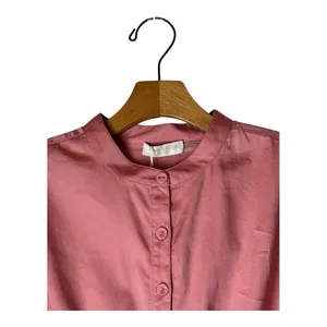 Ramy Brook Dress Women 2 Pink Flirt‎ Lorde Ruched Tie Waist Long Sleeve Mini NWT thumbnail 4