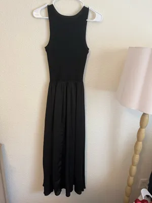 Blu Pepper Mixed Media Knit Midi Dress thumbnail 4