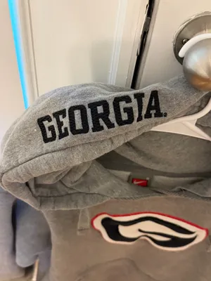 UGA grey hoodie Gray thumbnail 3