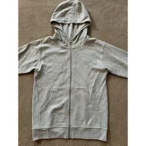Lululemon Women's All Yours Full Zip Gray Hoodie‎ Size 4 thumbnail 2