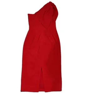 Dress The Population Red One Shoulder Midi Dress(Size Small) thumbnail 7