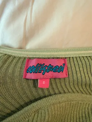 Edikted Strapless Mini Dress Ribbed thumbnail 2
