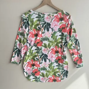 Tommy Bahama 100% Cotton Ashby Isles Faraway Blooms Knit Top S Tropical Heavenly thumbnail 8