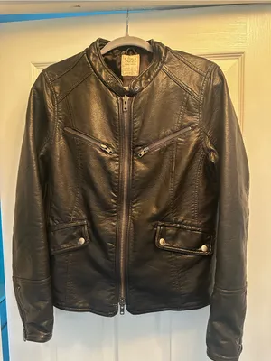 We The Free Free People Vegan Leather Moto Jacket thumbnail 1