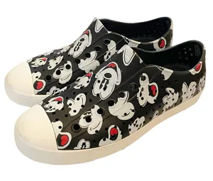 Disney X Native Mickey Mouse Size 8 Slip On‎ Natives Rubber Shoes thumbnail 1