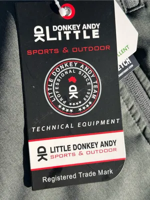 Little Donkey Andy Women’s Hooded Softshell Jacket Gray Solid Logo Sz S thumbnail 5