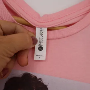Next Level T-Shirt Womens S Josh Groban Graphic Print Pink Short Sleeve Exc thumbnail 2