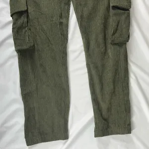 mnml Olive Corduroy Snap II Cargo Pants Men's Medium Green thumbnail 5