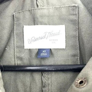 Universal Threads Olive Green hooded Utility jacket‎ XS women’s thumbnail 3