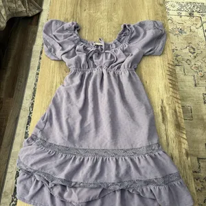 Cute purple dress thumbnail 1