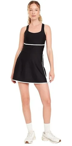 Old Navy Active XL Dress Skort Built-in Shorts‎ Powersoft Go-Dry Black 1839 thumbnail 1