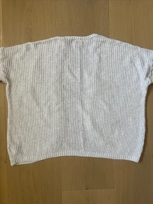 American Eagle Outfitters Knit Cardigan in White Cream Women's XXS thumbnail 2