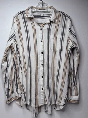 Sonoma‎ Goods for Life Women's Size L Boho Striped Business Casual Career Soft thumbnail 1
