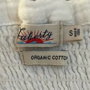 Faherty White Organic Cotton Gauze Sun Dress Size Small Unused thumbnail 5
