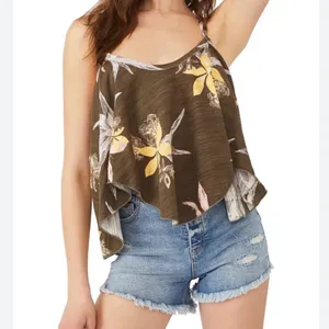 Free People We the Free Hey Girl Tank Top Army Combo Women's Size Small $58 thumbnail 9