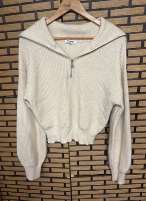 Steve Madden beige pullover size medium thumbnail 1