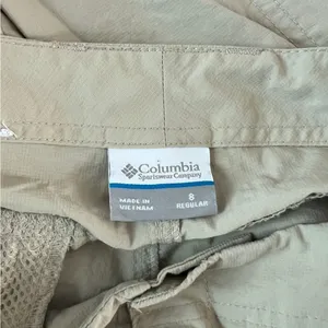Columbia PFG Lightweight Nylon Roll‎ Tab Adjustable Straight Leg Pants Size 8 thumbnail 10