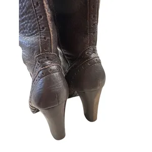 Michael Kors Womens Brown Knee High Leather Riding Boots 10M SKU 7079 thumbnail 7