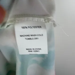 NWT Amanda Uprichard Multicolor Tie‎ Dye High Neck Racerback Midi Dress Small thumbnail 7