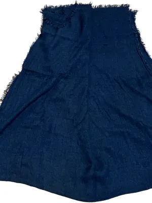 Big black over the shoulder shawl scarf thumbnail 1
