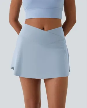 Halara airy crossover tennis skirt thumbnail 1
