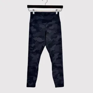 Lululemon Womens Leggings Black Align High Rise Camo Pull On Stretch Yoga Size 6 thumbnail 2