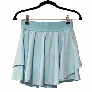 LULULEMON Court Rival Tennis Skort in Cyan Blue Sz 4 thumbnail 2