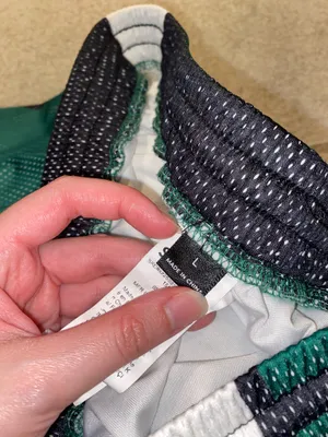 SheIn Dark Green Lined Basketball Shorts thumbnail 6