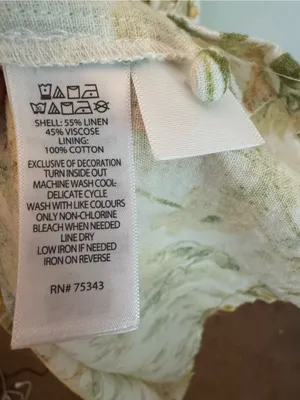 Laura Ashley Linen blend floral midi dress 8 thumbnail 10