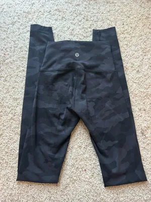 Lululemon black camo align leggings 28” thumbnail 3