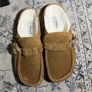 Birkenstock Buckley Shearling Suede Leather thumbnail 4