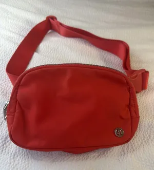 lululemon Everywhere Belt Bag Red Nylon Fanny Pack Crossbody thumbnail 1