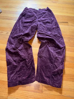 Pilcro Anthropologie Wide-Leg Corduroy Pants in Rust thumbnail 11