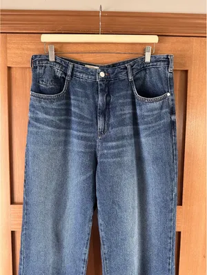 Pilcro Anthropologie High Rise Relaxed Wide Leg Jeans Women’s size 30T Tall thumbnail 3