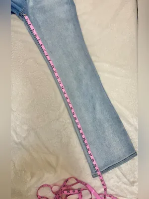 Risen Two-Tone High-Rise Flare Jeans Size 5/27 thumbnail 9