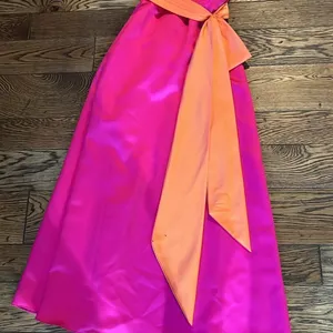 Alfred Angelo Pink and Orange strapless gown, size‎ 2 C30 thumbnail 11