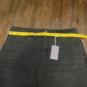 Indigo Rising Denim Skirt Gray Size M thumbnail 5