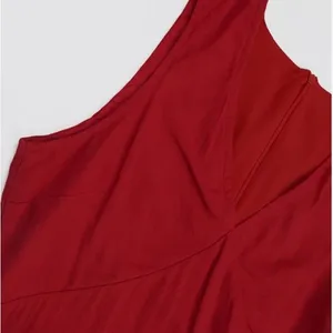 Amazon Women's Summer Sleeveless Mini Dress Cotton Linen V Neck Cinched A Line Slim Tank Short Dress thumbnail 5