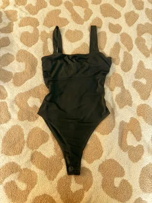 Forever 21 Black Bodysuit Sheer thumbnail 5