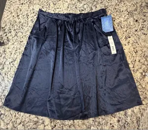 Simply Vera Vera Wang Midnight Blue Mini Skirt thumbnail 1