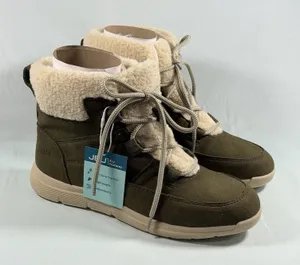 JBU Size-9.5M‎ Women's Freeze Round Boots Olive thumbnail 1