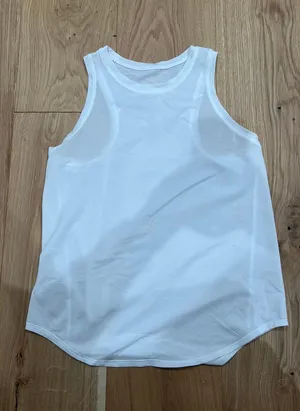 Lululemon mesh tank top white  thumbnail 1