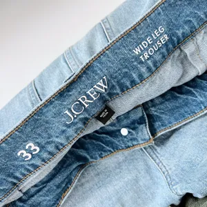 J. Crew Sailor Denim Wide Leg Trouser thumbnail 4