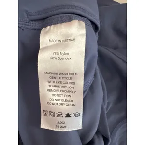 Quince‎ Slate Blue Ultra-Stretch High-Rise 6" Bike Shorts Women Size S Athletic thumbnail 4