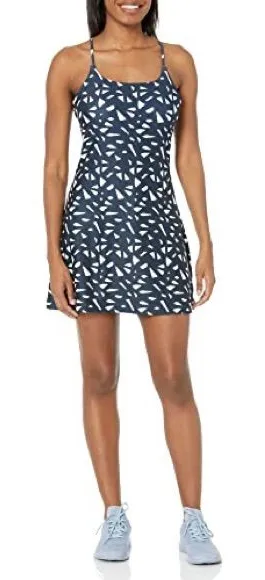 Sweaty Betty All‎ Round Workout Geometric Dress Navy and White size medium thumbnail 1