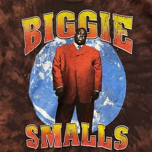 Biggie Smalls World The King of New York Rap Tie Dye XL thumbnail 2