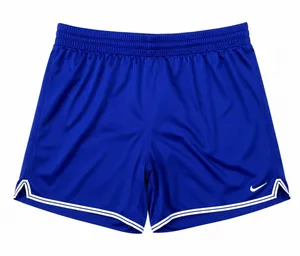 Nike 1X Dri Fit Cross Fit Drawstring Elastic Waist Purple Shorts Mesh White Trim thumbnail 1