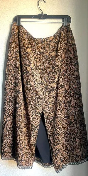 Jacquard Silk Skirt thumbnail 5